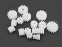 Plastic Gear Set 15 Pieces